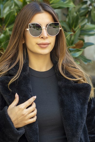 Angel Eyes Cat Eye Siyah Kadın Güneş Gözlüğü AE1702C1B2283
