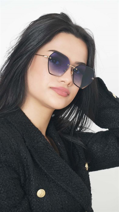 Angel Eyes Lacivert Kadın Güneş Gözlüğü AE1844C3B4160