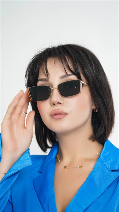 Angel Eyes Kahverengi Cat Eye Kadın Güneş Gözlüğü YW-21019E