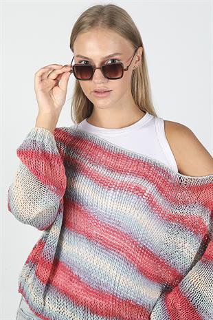 Angel Eyes Kahverengi Dikdörtgen Unisex Güneş Gözlüğü YW-2023E