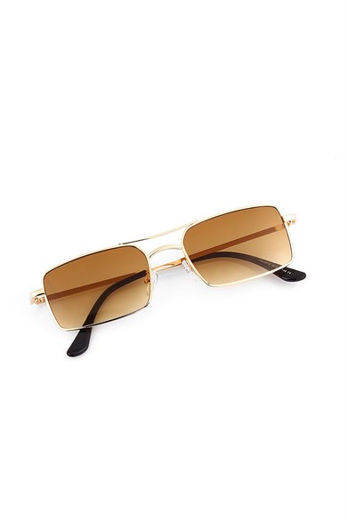 Angel Eyes Kahverengi Dikdörtgen Unisex Güneş Gözlüğü YW-0016B