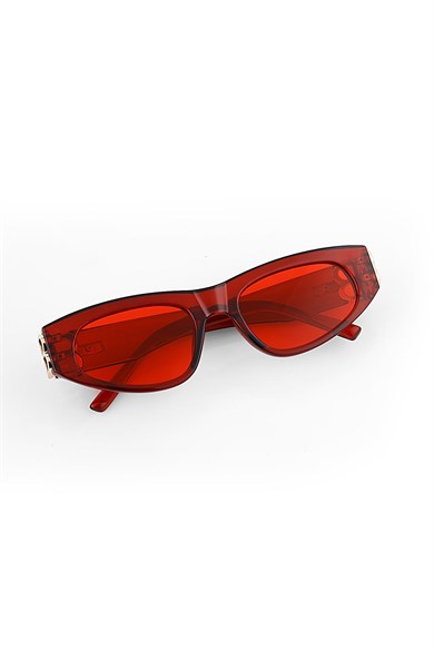 Angel Eyes Kırmızı Cat Eye Kadın Güneş Gözlüğü YW-BB02B