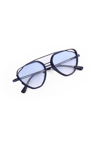 Angel Eyes Mavi Geometrik Çerçeve Unisex Güneş Gözlüğü B4941