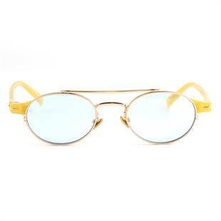 Angel Eyes Oval Çerçeve Gold Detaylı Mavi Cam Kadın&Erkek Güneş Gözlüğü Db1042/s