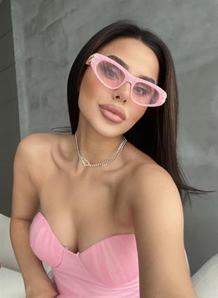 Angel Eyes Pembe Cat Eye Kadın Güneş Gözlüğü YW-BB02E