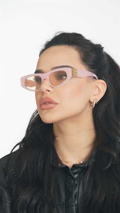 Angel Eyes Pembe Cat Eye Kadın Güneş Gözlüğü YW-BB02E