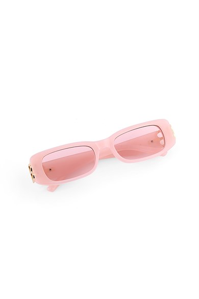 Angel Eyes Pembe Dikdörtgen Kadın Güneş Gözlüğü YW-BB01F