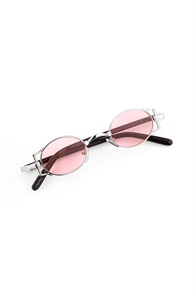 Angel Eyes Pembe Oval Kadın Güneş Gözlüğü YW-565B