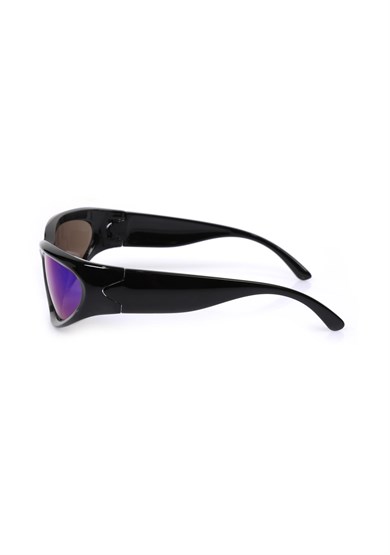 Angel Eyes Rüzgar Korumalı Siyah Aynalı Unisex Güneş Gözlüğü AE9999C7