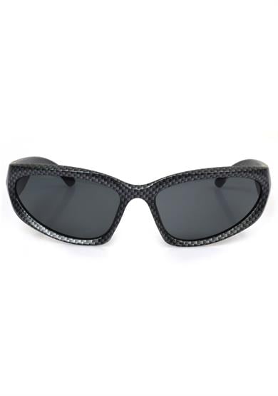 Angel Eyes Siyah Camlı Desenli Çerçeveli Unisex Güneş Gözlüğü AE8927C3