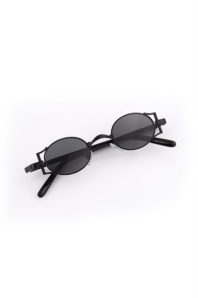 Angel Eyes Siyah Oval Kadın Güneş Gözlüğü YW-565C