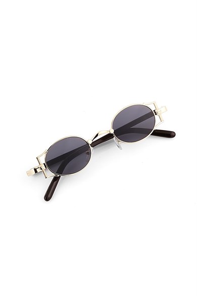 Angel Eyes Siyah Oval Kadın Güneş Gözlüğü YW-565E