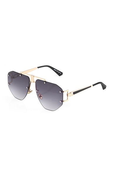 Angel Eyes Geometrik Siyah Unisex Güneş Gözlüğü AE2002C2B4433