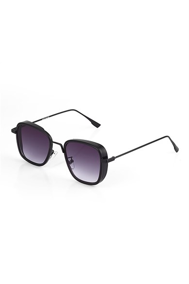 Angel Eyes Dikdörtgen Siyah Unisex Güneş Gözlüğü AE2008C1B4466