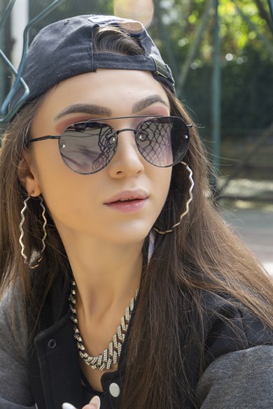 Angel Eyes Damla Siyah Unisex Güneş Gözlüğü AE3584NYC5B4651