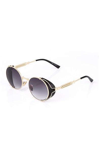 Angel Eyes Oval Vintage Siyah Unisex Güneş Gözlüğü AE2038C2B4777