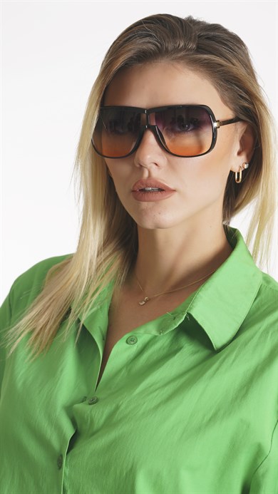 Angel Eyes Dikdörtgen Degrade Unisex Güneş Gözlüğü AE2045C5B4821