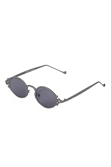 Angel Eyes Oval Vintage Siyah Unisex Güneş Gözlüğü AE2055C3B4891