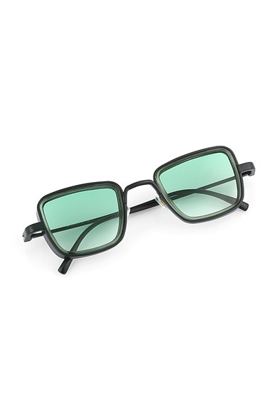 Angel Eyes Yeşil Dikdörtgen Unisex Güneş Gözlüğü YW-2023D