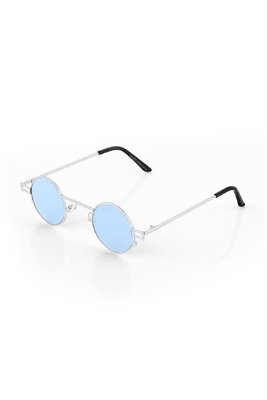 Angel Eyes Yuvarlak Mavi Unisex Güneş Gözlüğü YW-9030A