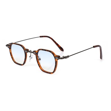 Dikdörtgen Leopar Çerçeceli Unisex Güneş Gözlüğü AE2160-C8