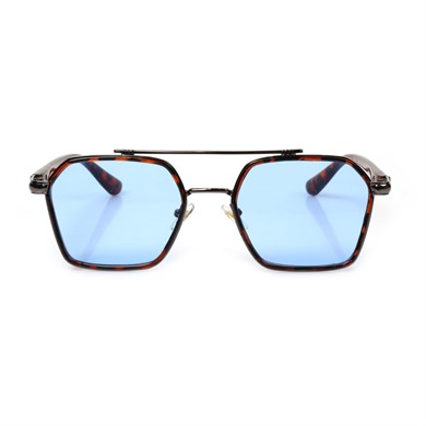 Dikdörtgen Leopar Çerçeceli Unisex Güneş Gözlüğü AE-0039C1