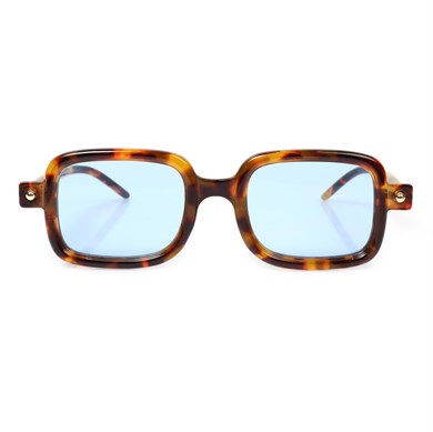 Dikdörtgen Leopar Çerçeveli Unisex Güneş Gözlüğü AE-1015C7