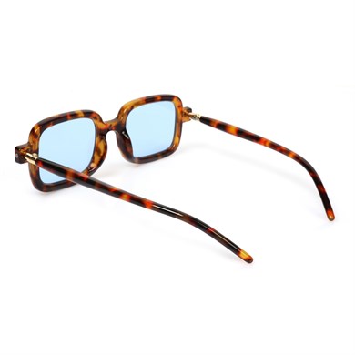 Dikdörtgen Leopar Çerçeveli Unisex Güneş Gözlüğü AE-1015C7