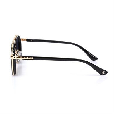 Dikdörtgen Siyah Çerçeveli Unisex Güneş Gözlüğü AE-0039C5