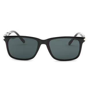 Dikdörtgen Tasarım Siyah Çerçeve Siyah Cam Polarize Erkek Gozlugu