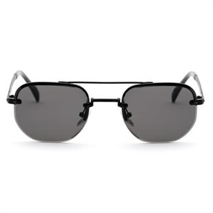 Dikdörtgen Tasarım Siyah Metal Çerçeve Siyah Cam Unisex Güneş Gözlüğü DB1078/S David Bckhm