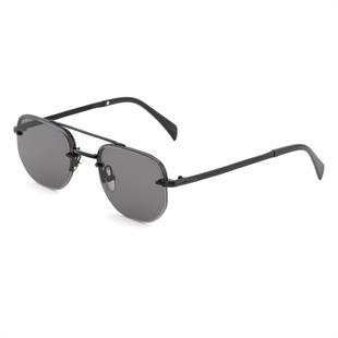 Dikdörtgen Tasarım Siyah Metal Çerçeve Siyah Cam Unisex Güneş Gözlüğü DB1078/S David Bckhm
