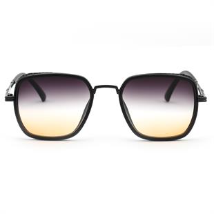 Kare Tasarım Siyah Çerçeve Çiftrenk Cam Güneş Gözlüğü Kadın&Erkek