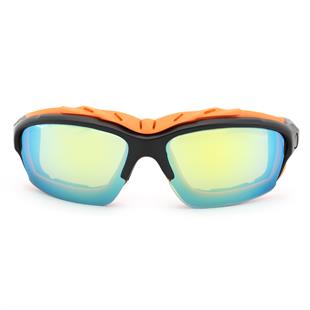 Kayak Gözlüğü Antifog Ventilli Uv Korumalı Güneş Kar Gözlük Turuncu Mavi Aynalı Cam Snowboard Sporu