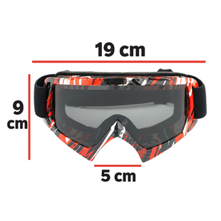 Kayak Gözlüğü Antifog Ventilli Uv Korumalı Güneş Kar Gözlük Siyah Cam Snowboard Glasses Sporu