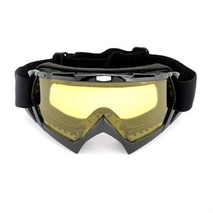 Kayak Gözlüğü Antifog Ventilli Uv Korumalı Güneş Kar Gözlük SarıCam Snowboard Glasses Sporu