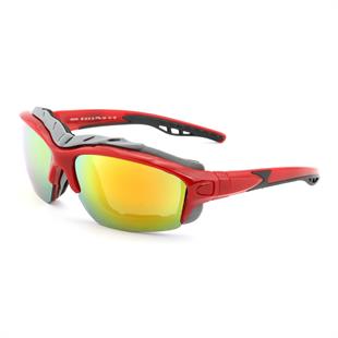 Kayak Gözlüğü Antifog Ventilli Uv Korumalı Güneş Kar Gözlük Kırmızı Turuncu Aynalı Snowboard Sporu