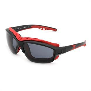 Kayak Gözlüğü Antifog Ventilli Uv Korumalı Güneş Kar Gözlük Kırmızı Siyah Snowboard Sporu