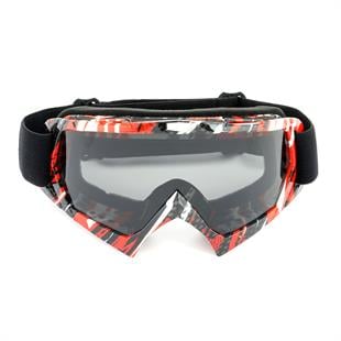 Kayak Gözlüğü Antifog Ventilli Uv Korumalı Güneş Kar Gözlük Siyah Cam Snowboard Glasses Sporu