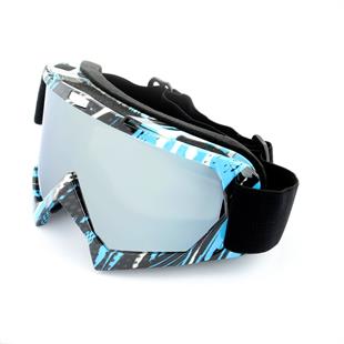 Kayak Gözlüğü Antifog Ventilli Uv Korumalı Güneş Kar Gözlük Aynalı Gümüş Snowboard Glasses Sporu