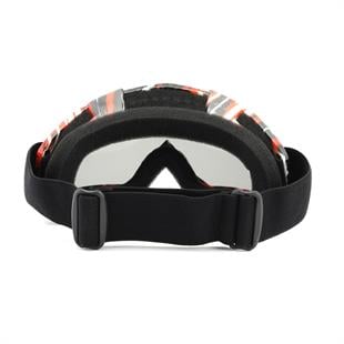 Kayak Gözlüğü Antifog Ventilli Uv Korumalı Güneş Kar Gözlük Siyah Cam Snowboard Glasses Sporu