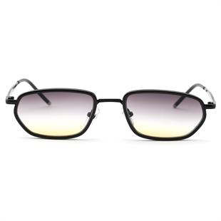 Minimal Geometrik Tasarım Siyah Çerçeve Siyah Çiftrenk Cam Güneş Gözlüğü Kadın&Erkek CE BELGELİ