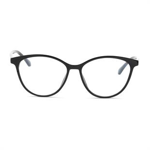 Minimalist Tasarım İnce Çerçeveli Siyah Mavi Işık Korumalı Yuvarlak Gözlük