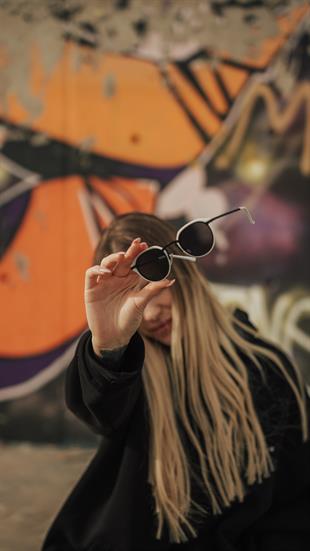 Oval Leopar Kemik Çerçeve Unisex Güneş Gözlüğü AE20495120143C62