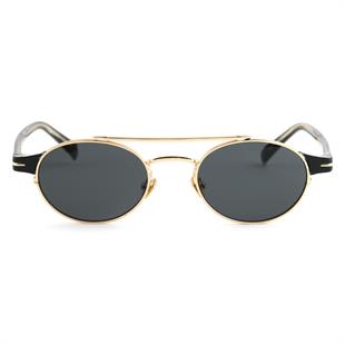 Oval Tasarım Gold Çerçeve Siyah Cam Kadın&Erkek Güneş Gözlüğü Db1042/s