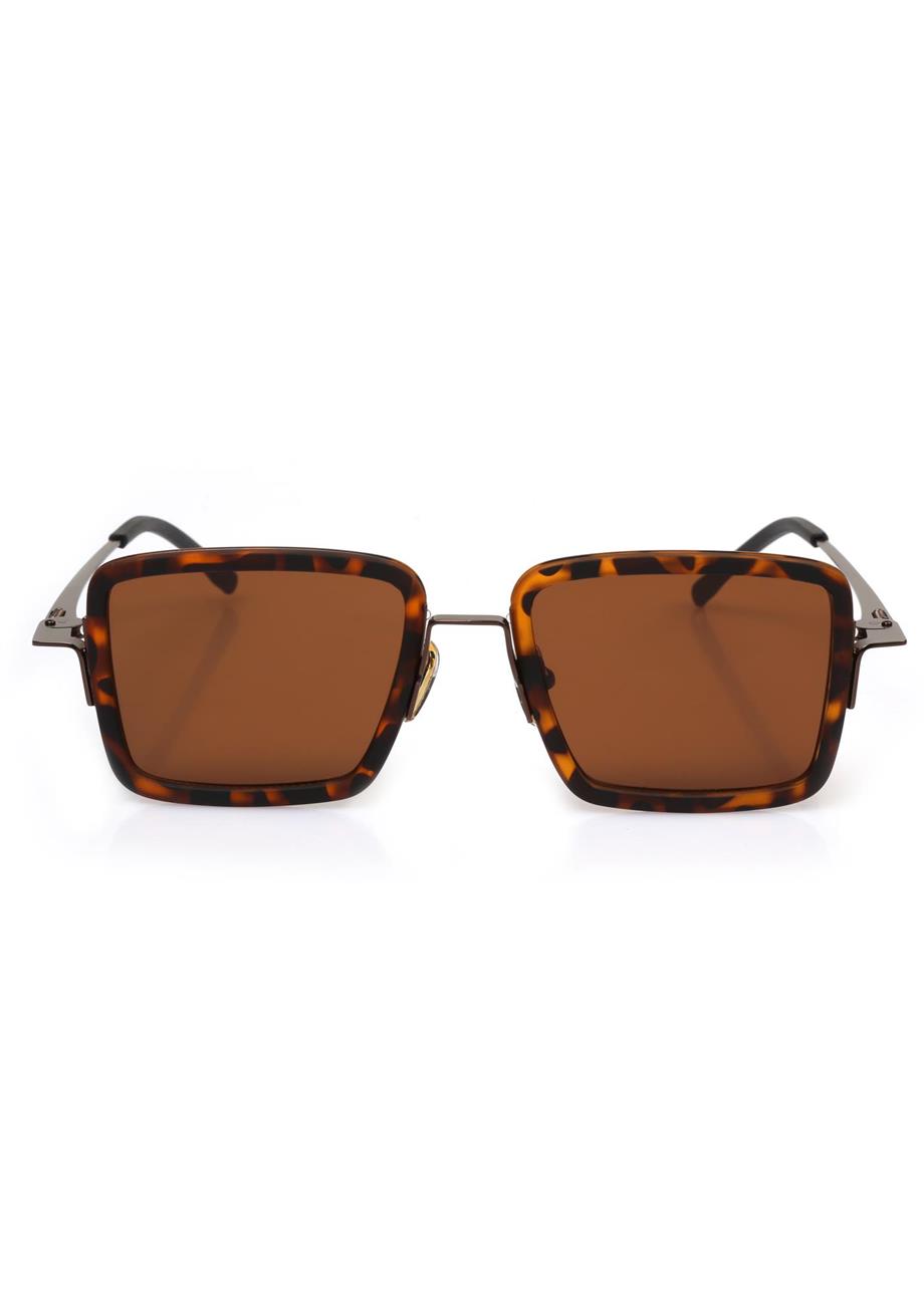 Angel Eyes Kahverengi Camlı Leopar Çerçeveli Kadın Güneş Gözlüğü AE2209C2-2