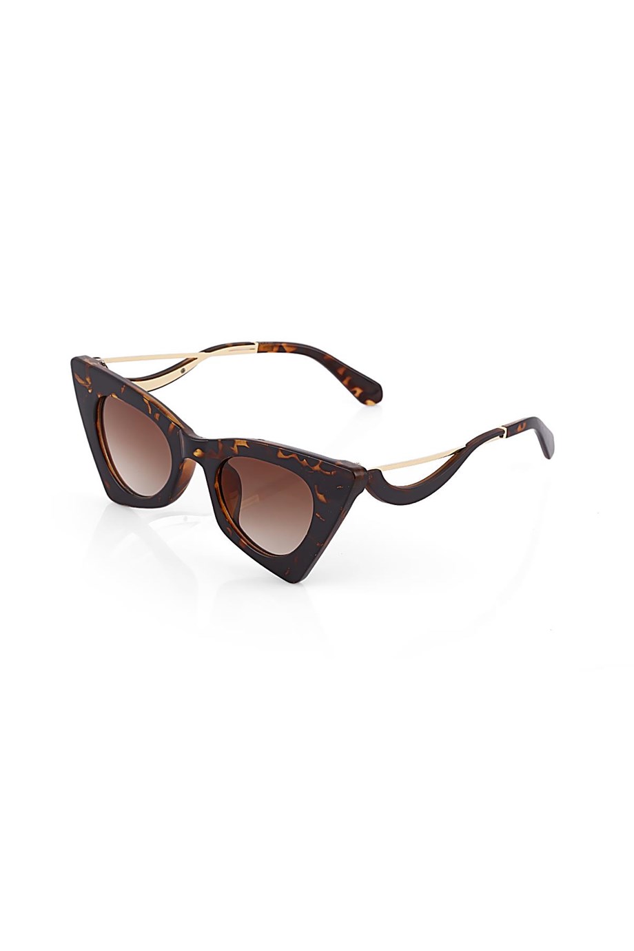 Angel Eyes Leopar Cat Eye Kadın Güneş Gözlüğü