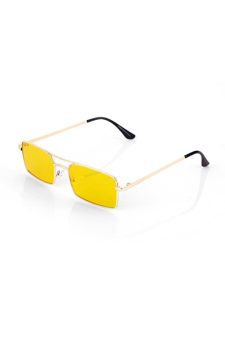 Angel Eyes Sarı Dikdörtgen Unisex Güneş Gözlüğü