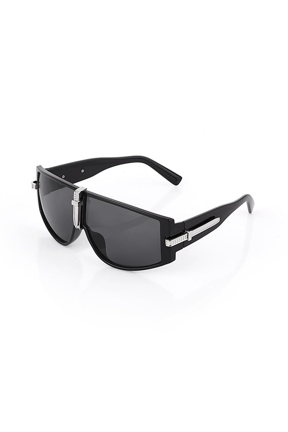 Angel Eyes Siyah Dikdörtgen Unisex Güneş Gözlüğü