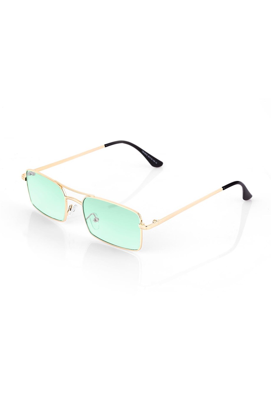 Angel Eyes Yeşil Dikdörtgen Unisex Güneş Gözlüğü